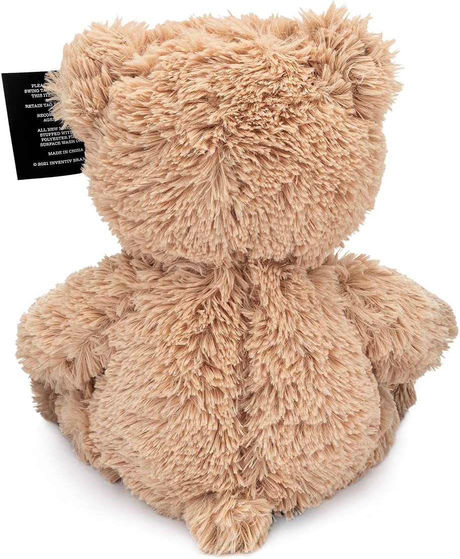 Teddy Bear with Pouch, Easily Insert a Recordable Sound Module